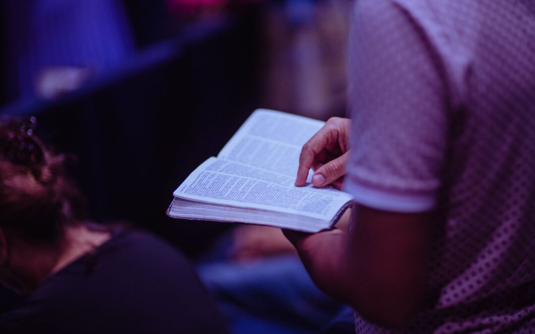selective focus photo of person holding book